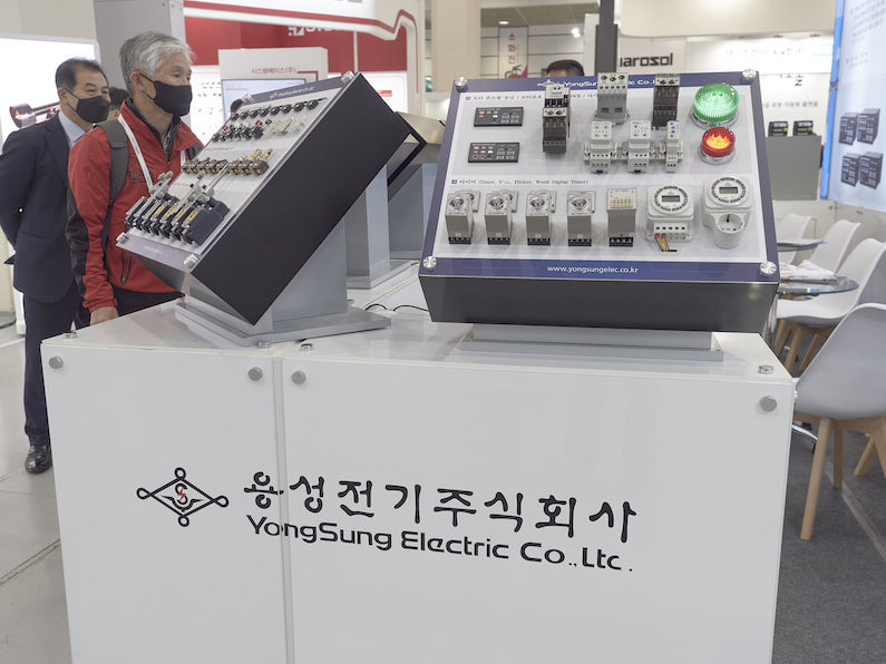 용성전기 주식회사 부스 전경 (사진 : 헬로티)