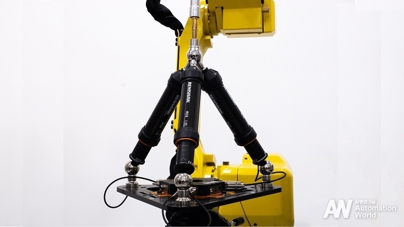 최근 디트로이트에서 열린 산업자동화시장 전시회인 Automate Expo에서 새로 개발된 제품 라인업 (출처: 레니쇼)