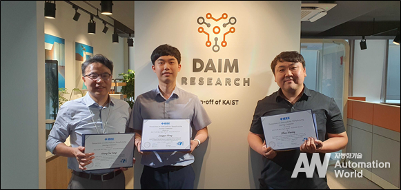 (왼쪽부터)KAIST 산업및시스템공학과 장영재 교수, 홍상표 박사, 황일회 박사 (출처 : KAIST)