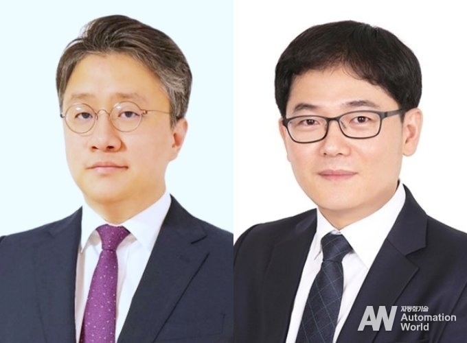 네이처 커뮤니케이션스 게재 논문 공동 교신저자인 배규열 포스코 수석연구원(왼쪽)과 문준오 국립창원대 교수 (출처 : 포스코)