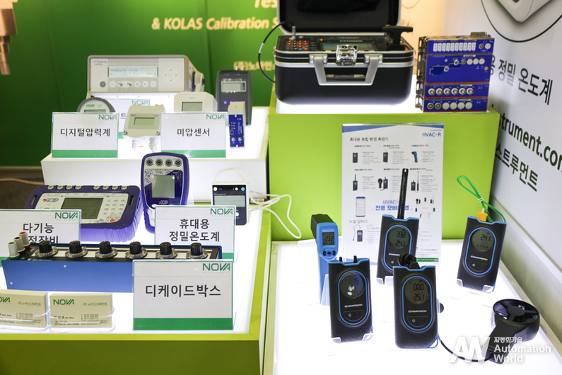 스마트공장·자동화산업전 2024에 참가한 노바 인스트루먼트의 전시품 (출처 : 헬로티)
