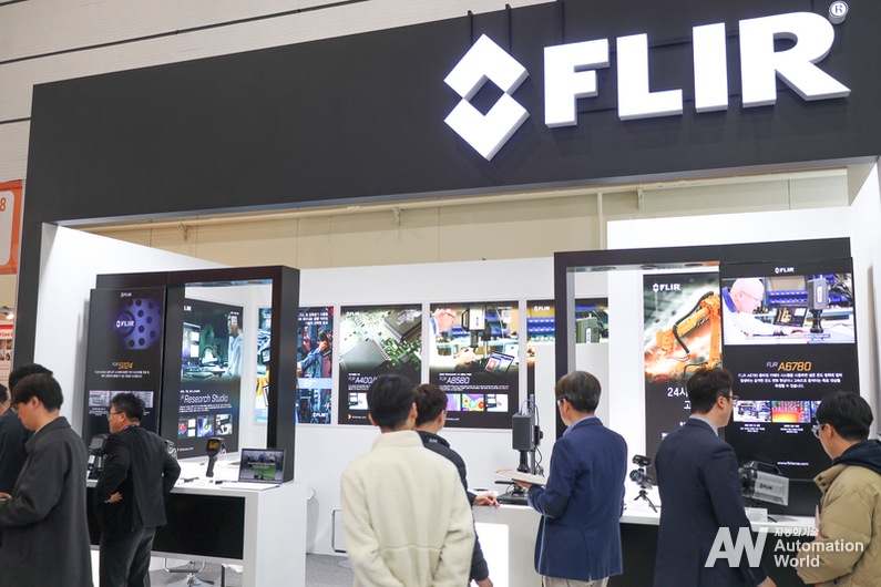 스마트공장·자동화산업전 2024에 참가한 Teledyne FLIR 부스 전경 (출처 : 헬로티)
