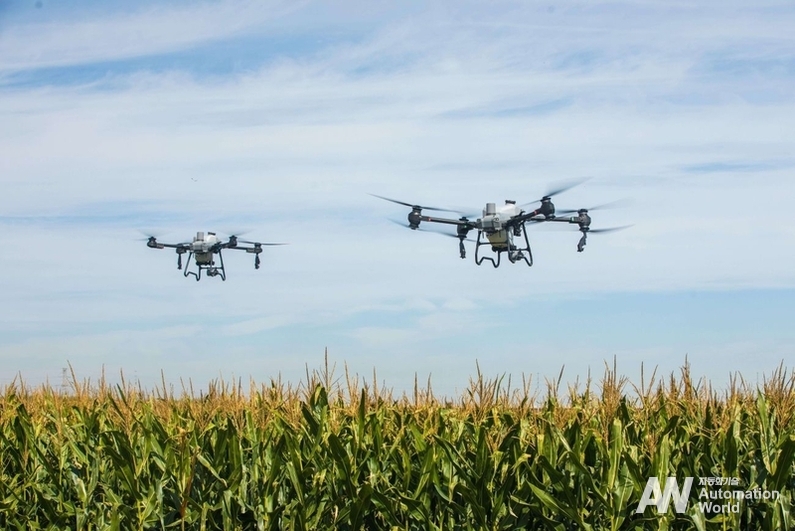 DJI가 글로벌 농업 현장에서의 드론 활용도와 사례를 공개했다. (출처 : DJI)