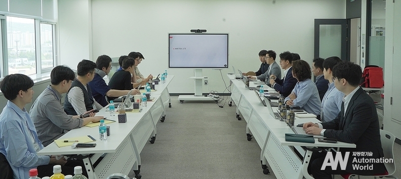 아미텍코리아·하이테크베어링기술센터 차세대 베어링 및 초정밀 부품 관련 선도 기술 교류회 행사장 전경. 