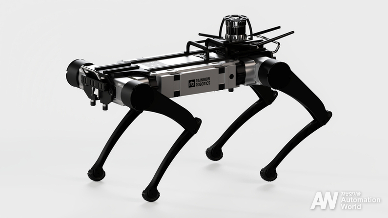 레인보우로보틱스·디스펙터가 24시간 현장에서 순찰·보안·운영을 담당하는 사족 보행 로봇 기술을 함께 개발·고도화한다. (출처 : 레인보우로보틱스)